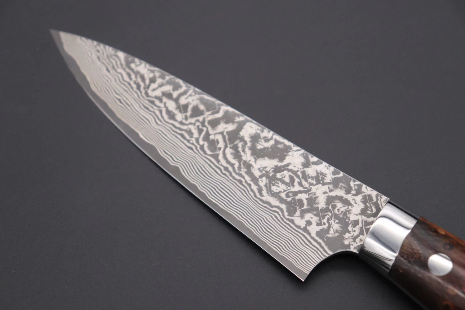 Takeshi Saji SUMMIT ― Limited Edition Custom Series SMT-626 R-2 Custom Damascus Petty 135mm (5.3 Inch) 6 Takeshi Saji SUMMIT ― Limited Edition Custom Series SMT-626 R-2 Custom Damascus Petty 135mm (5.3 Inch) - Image 6