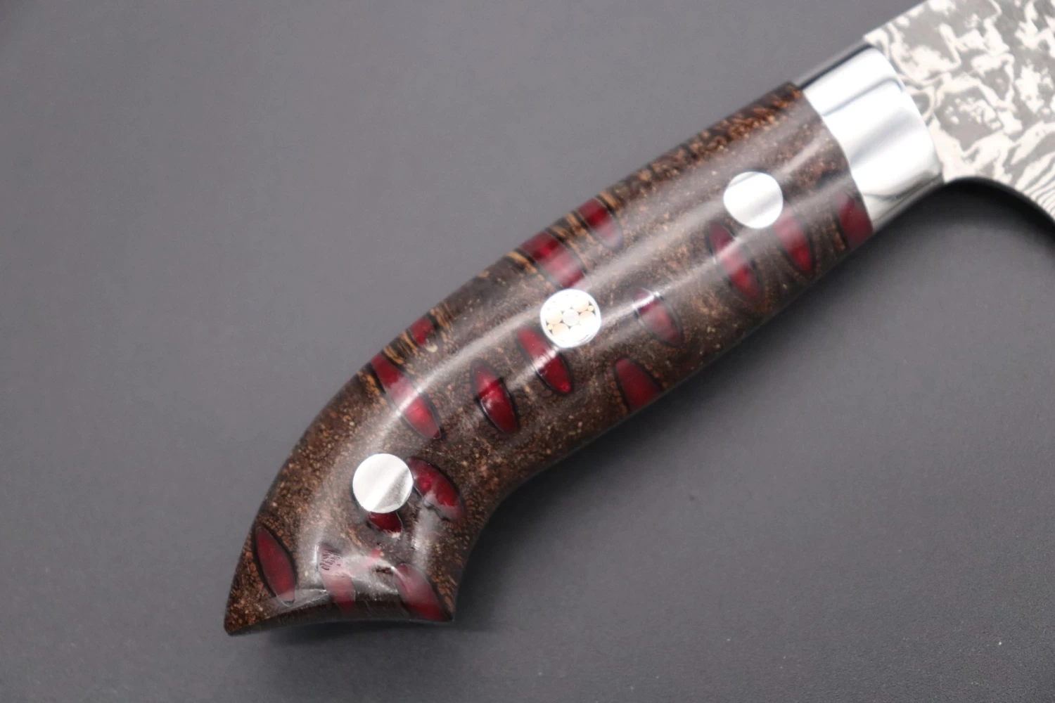 Takeshi Saji SUMMIT ― Limited Edition Custom Series SMT-626 R-2 Custom Damascus Petty 135mm (5.3 Inch) 3 Takeshi Saji SUMMIT ― Limited Edition Custom Series SMT-626 R-2 Custom Damascus Petty 135mm (5.3 Inch) - Image 3