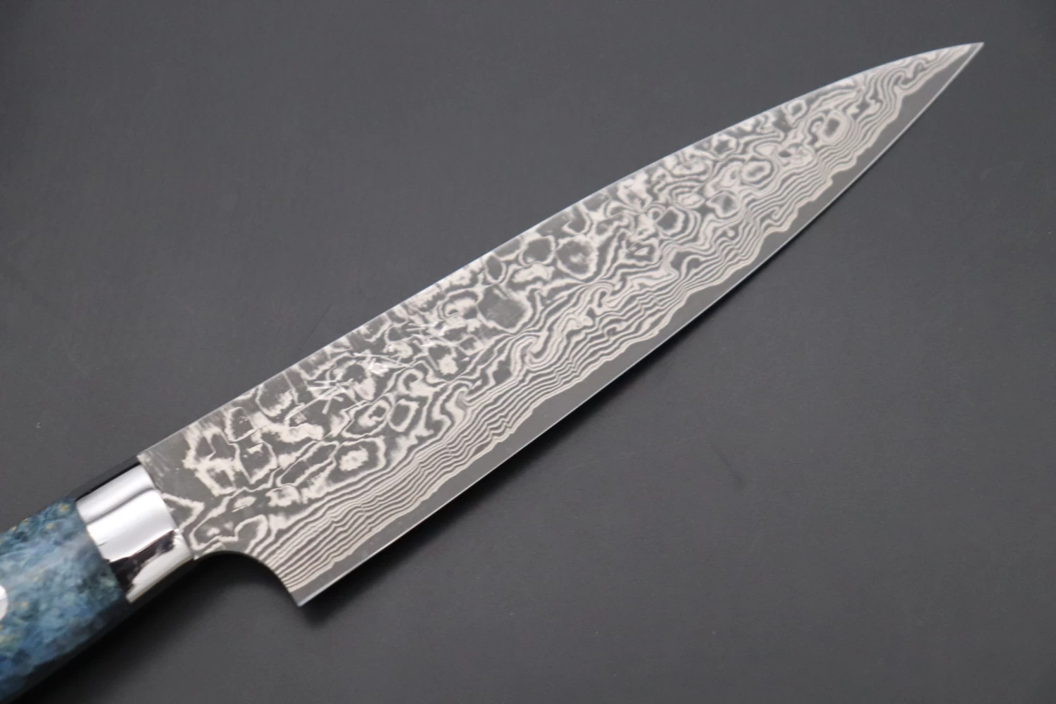 Takeshi Saji SUMMIT ― Limited Edition Custom Series SMT-727 R-2 Custom Damascus Petty 150mm (5.9 Inch) 2 Takeshi Saji SUMMIT ― Limited Edition Custom Series SMT-727 R-2 Custom Damascus Petty 150mm (5.9 Inch) - Image 2