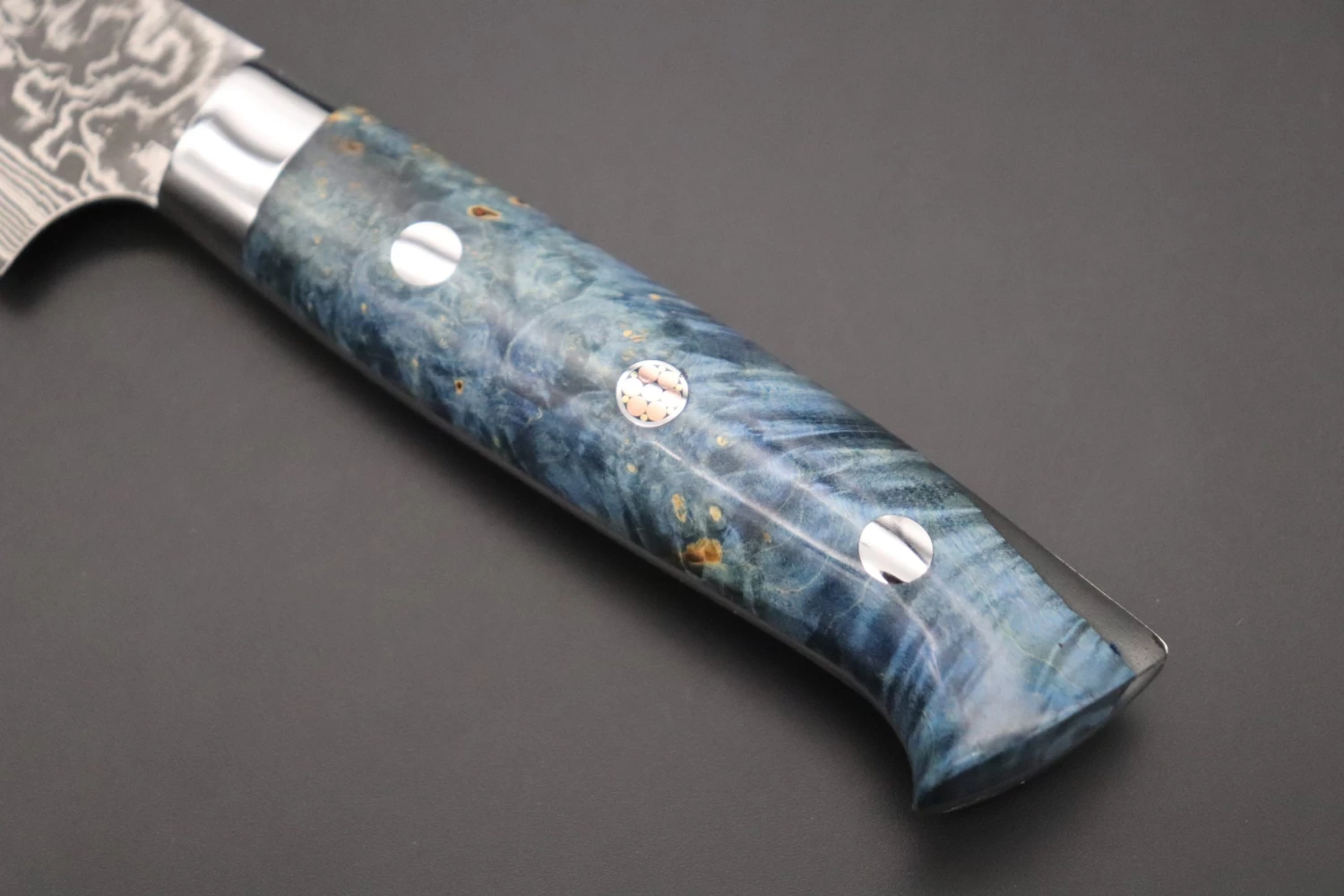 Takeshi Saji SUMMIT ― Limited Edition Custom Series SMT-727 R-2 Custom Damascus Petty 150mm (5.9 Inch) 7 Takeshi Saji SUMMIT ― Limited Edition Custom Series SMT-727 R-2 Custom Damascus Petty 150mm (5.9 Inch) - Image 7