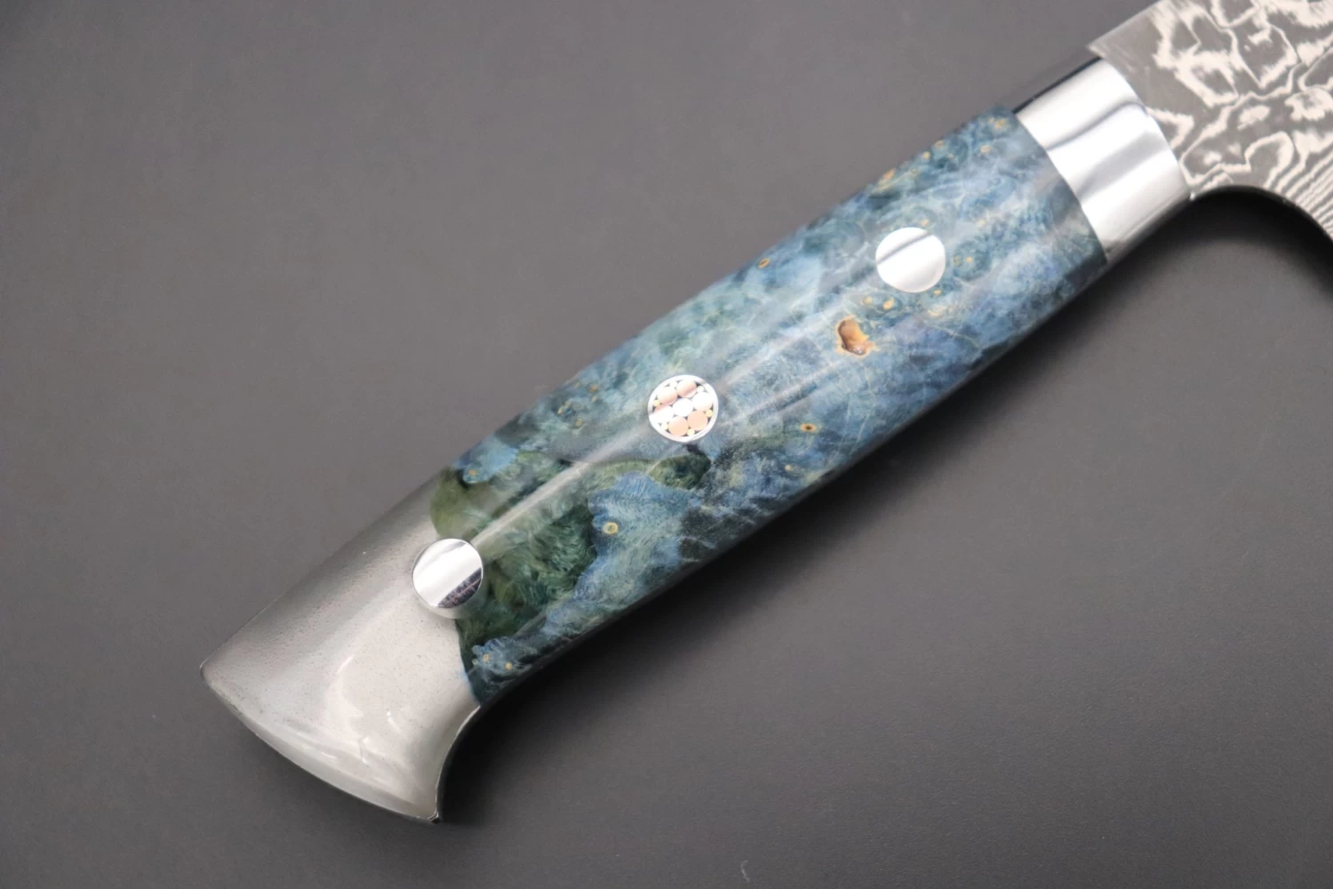 Takeshi Saji SUMMIT ― Limited Edition Custom Series SMT-727 R-2 Custom Damascus Petty 150mm (5.9 Inch) 3 Takeshi Saji SUMMIT ― Limited Edition Custom Series SMT-727 R-2 Custom Damascus Petty 150mm (5.9 Inch) - Image 3