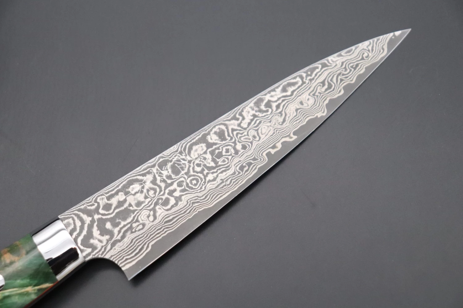 Takeshi Saji SUMMIT ― Limited Edition Custom Series SMT-729 R-2 Custom Damascus Petty 150mm (5.9 Inch) 2 Takeshi Saji SUMMIT ― Limited Edition Custom Series SMT-729 R-2 Custom Damascus Petty 150mm (5.9 Inch) - Image 2