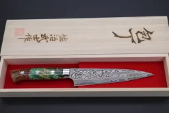 Takeshi Saji SUMMIT ― Limited Edition Custom Series SMT-729 R-2 Custom Damascus Petty 150mm (5.9 Inch) 15 Takeshi Saji SUMMIT ― Limited Edition Custom Series SMT-729 R-2 Custom Damascus Petty 150mm (5.9 Inch) -Knife Sale Shop takeshi saji petty takeshi saji summit limited edition custom series smt 729 r 2 custom damascus petty 150mm 5 9 inch 44675990094107 scaled