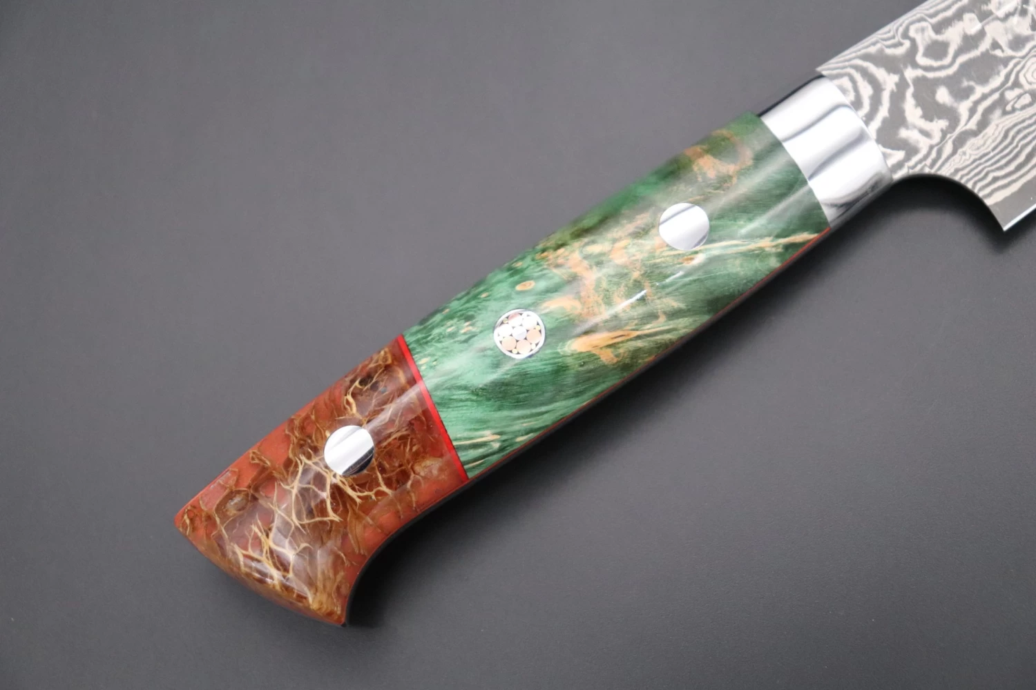 Takeshi Saji SUMMIT ― Limited Edition Custom Series SMT-729 R-2 Custom Damascus Petty 150mm (5.9 Inch) 3 Takeshi Saji SUMMIT ― Limited Edition Custom Series SMT-729 R-2 Custom Damascus Petty 150mm (5.9 Inch) - Image 3