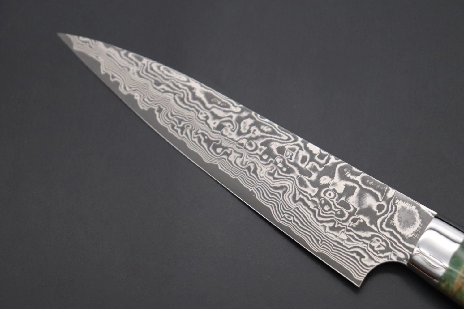 Takeshi Saji SUMMIT ― Limited Edition Custom Series SMT-729 R-2 Custom Damascus Petty 150mm (5.9 Inch) 6 Takeshi Saji SUMMIT ― Limited Edition Custom Series SMT-729 R-2 Custom Damascus Petty 150mm (5.9 Inch) - Image 6