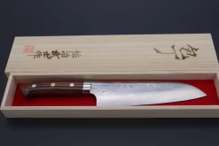 Master Saji Rainbow Damascus Series Santoku 180mm (7 Inch, Ironwood Handle) -Knife Sale Shop takeshi saji santoku master saji rainbow damascus series santoku 180mm 7 inch ironwood handle 42212078944539 scaled