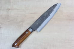Takeshi Saji Aogami Super Custom Series Santoku 180mm (7 Inch, Ironwood Handle)