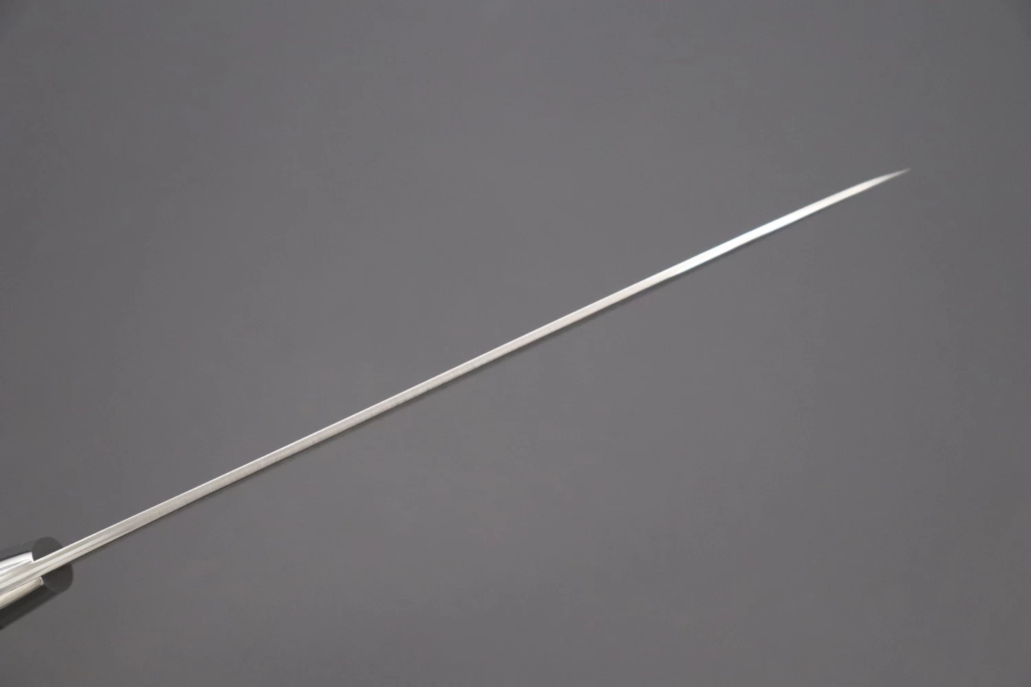 Takeshi Saji R-2 Custom Black Damascus Wild Series Santoku 180mm (7 Inch, Ironwood Handle) 5 Takeshi Saji R-2 Custom Black Damascus Wild Series Santoku 180mm (7 Inch, Ironwood Handle) - Image 5