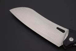 Takeshi Saji R-2 Damascus Folding Santoku Knife (Black G-10 Handle, TS-110) -Knife Sale Shop takeshi saji santoku takeshi saji r 2 damascus folding santoku knife black g 10 handle ts 110 42516771701019 scaled