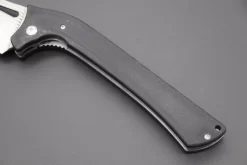 Takeshi Saji R-2 Damascus Folding Santoku Knife (Black G-10 Handle, TS-110) -Knife Sale Shop takeshi saji santoku takeshi saji r 2 damascus folding santoku knife black g 10 handle ts 110 42516771766555 scaled