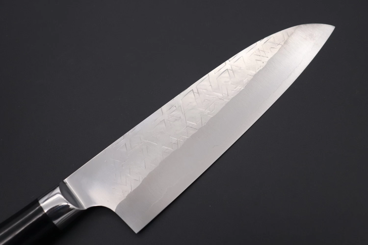 Takeshi Saji SRS-13 "ARC "Santoku 180mm (7 Inch, Black Pakka Wood Handle, ARC-2B) 2 Takeshi Saji SRS-13 "ARC "Santoku 180mm (7 Inch, Black Pakka Wood Handle, ARC-2B) - Image 2