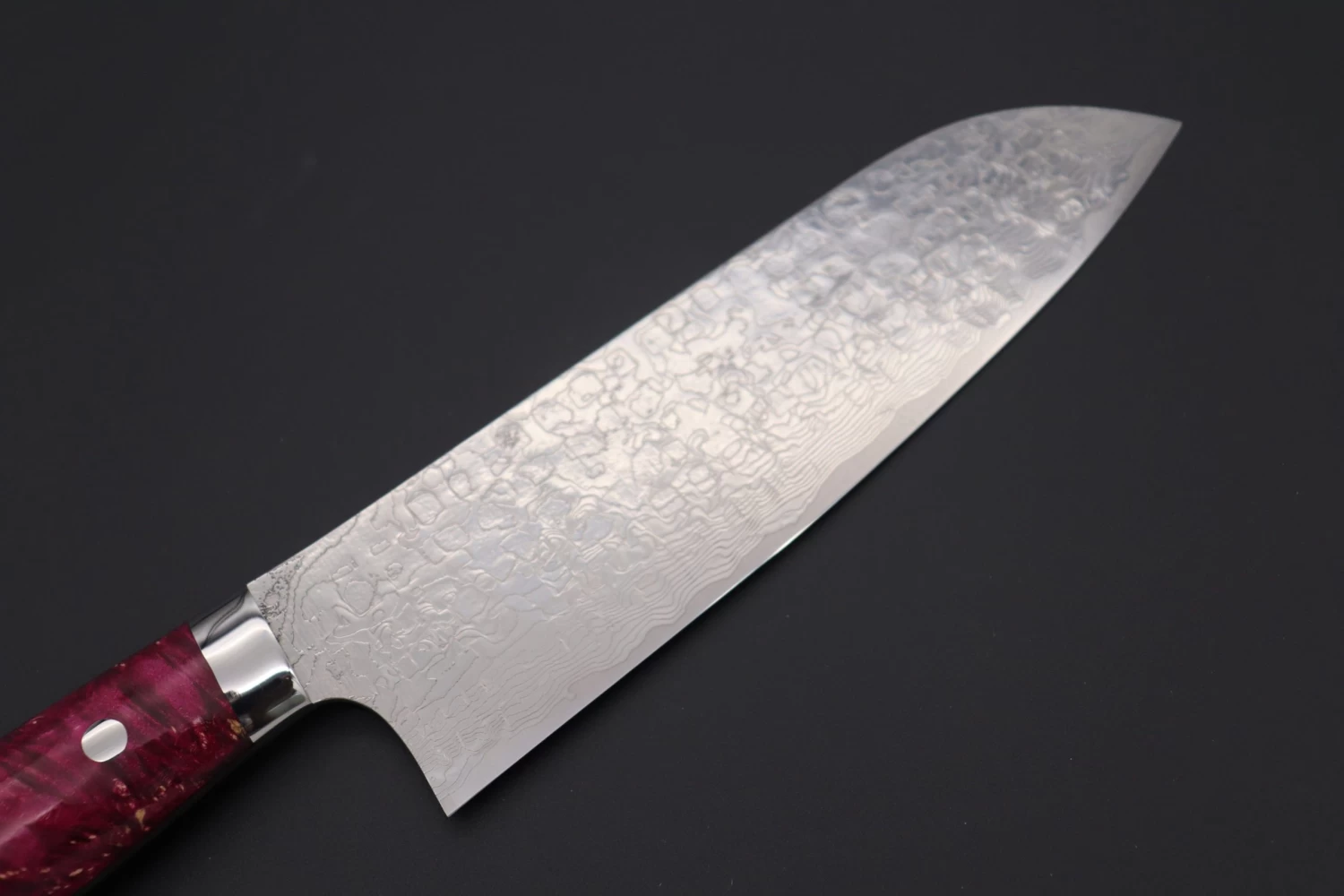 Takeshi Saji SUMMIT ― Limited Edition Custom Series SMT-571 R-2 Custom Damascus Santoku 180mm (7 Inch) 2 Takeshi Saji SUMMIT ― Limited Edition Custom Series SMT-571 R-2 Custom Damascus Santoku 180mm (7 Inch) - Image 2