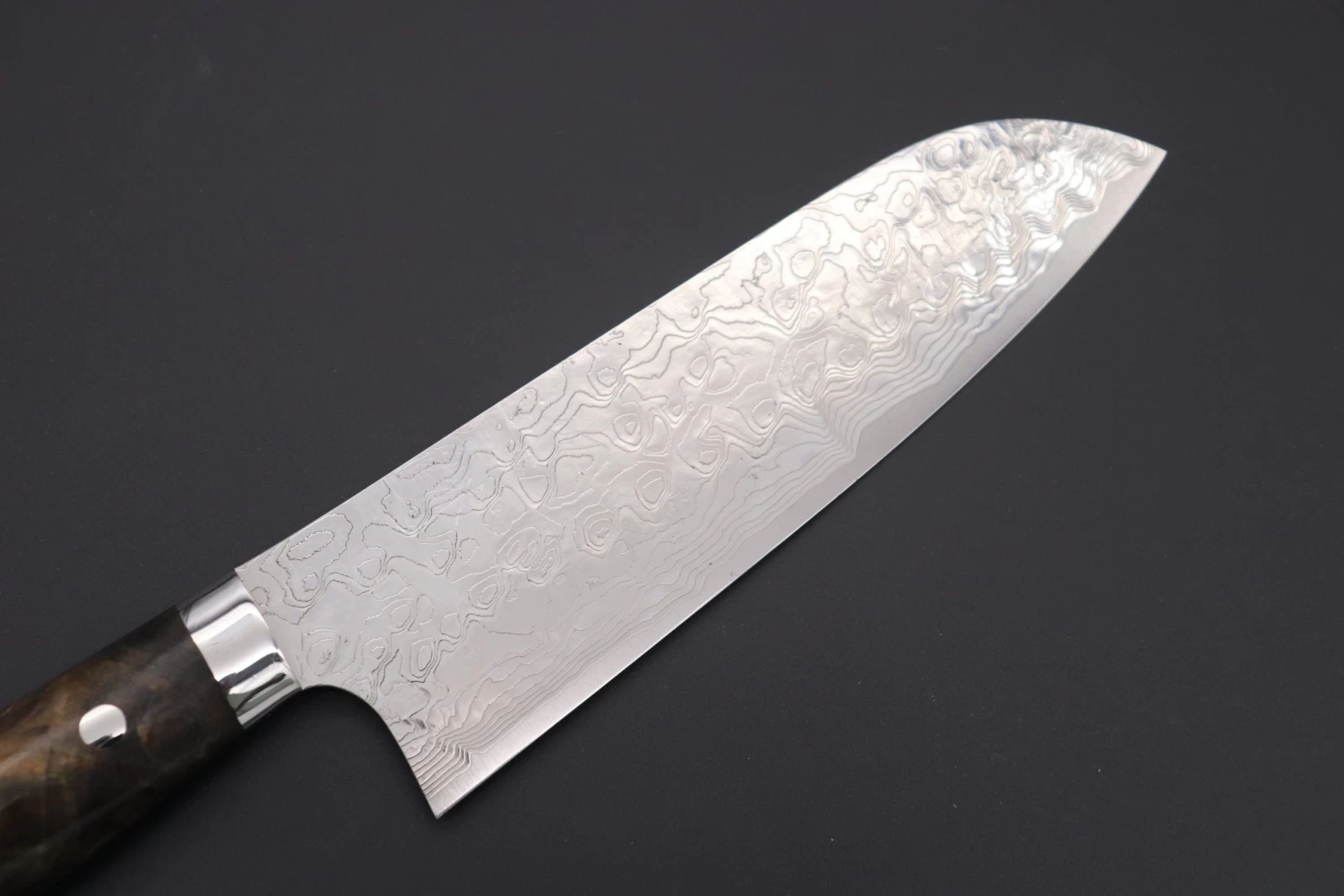 Takeshi Saji SUMMIT ― Limited Edition Custom Series SMT-572 R-2 Custom Damascus Santoku 180mm (7 Inch) 2 Takeshi Saji SUMMIT ― Limited Edition Custom Series SMT-572 R-2 Custom Damascus Santoku 180mm (7 Inch) - Image 2