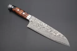 Takeshi Saji SUMMIT ― Limited Edition Custom Series SMT-730 R-2 Custom Damascus Santoku 180mm (7 Inch)
