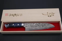 Takeshi Saji SUMMIT ― Limited Edition Custom Series SMT-731 R-2 Custom Damascus Santoku 180mm (7 Inch) -Knife Sale Shop takeshi saji santoku takeshi saji summit limited edition custom series smt 731 r 2 custom damascus santoku 180mm 7 inch 44676014932251 scaled