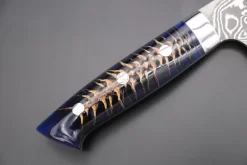 Takeshi Saji SUMMIT ― Limited Edition Custom Series SMT-734 R-2 Custom Damascus Santoku 180mm (7 Inch) -Knife Sale Shop takeshi saji santoku takeshi saji summit limited edition custom series smt 734 r 2 custom damascus santoku 180mm 7 inch 44676070375707 scaled