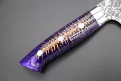 Takeshi Saji SUMMIT ― Limited Edition Custom Series SMT-736 R-2 Custom Damascus Santoku 180mm (7 Inch) -Knife Sale Shop takeshi saji santoku takeshi saji summit limited edition custom series smt 736 r 2 custom damascus santoku 180mm 7 inch 44676083613979 scaled