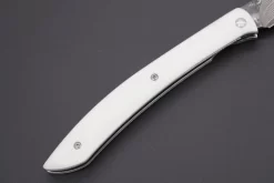 Takeshi Saji R-2 Damascus Steak Knife (White G-10 Handle, TS-120W) 8 Takeshi Saji R-2 Damascus Steak Knife (White G-10 Handle, TS-120W) -Knife Sale Shop takeshi saji steak knife takeshi saji r 2 damascus steak knife white g 10 handle 42516853752091 scaled