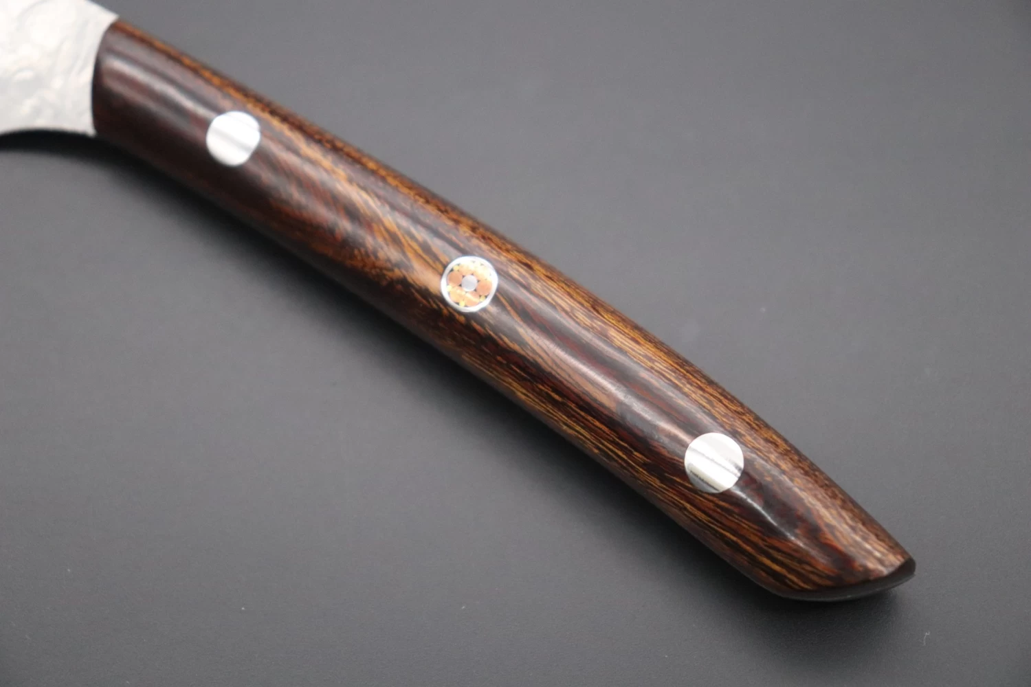 Takeshi Saji R-2 Diamond Damascus Steak Knife (Desert Ironwood Handle, TS-1) 5 Takeshi Saji R-2 Diamond Damascus Steak Knife (Desert Ironwood Handle, TS-1) - Image 5