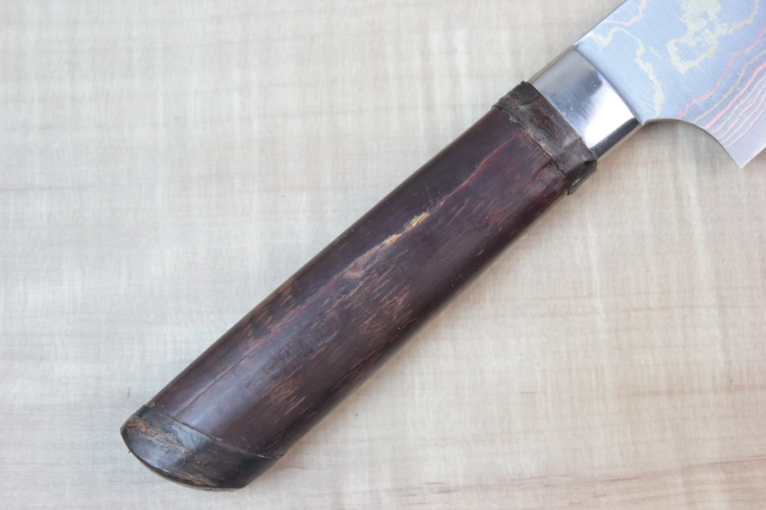 Master Saji Rainbow Damascus Sakura Series Sujihiki 270mm (10.6 Inch) 3 Master Saji Rainbow Damascus Sakura Series Sujihiki 270mm (10.6 Inch) - Image 3