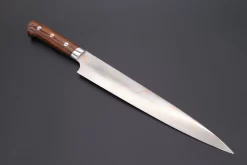 Master Saji Rainbow Damascus Series Sujihiki (240mm,270mm 2 Sizes Ironwood Handle)