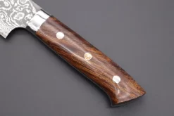 Takeshi Saji R-2 Custom Black Damascus Wild Series Sujihiki (240mm And 270mm, Ironwood Handle) -Knife Sale Shop takeshi saji sujihiki takeshi saji r 2 custom black damascus wild series sujihiki 240mm and 270mm ironwood handle 42516415185179 scaled