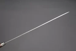 Takeshi Saji R-2 Custom Black Damascus Wild Series Sujihiki (240mm And 270mm, Ironwood Handle) -Knife Sale Shop takeshi saji sujihiki takeshi saji r 2 custom black damascus wild series sujihiki 240mm and 270mm ironwood handle 42516415250715 scaled