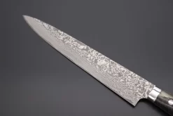 Takeshi Saji SUMMIT ― Limited Edition Custom Series SMT-255 R-2 Custom Damascus Sujihiki 270mm (10.6 Inch) -Knife Sale Shop takeshi saji sujihiki takeshi saji summit limited edition custom series smt 255 r 2 custom damascus sujihiki 270mm 10 6 inch 42967053271323 scaled