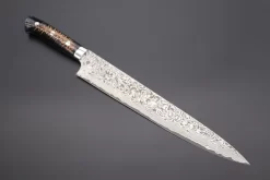 Takeshi Saji SUMMIT ― Limited Edition Custom Series SMT-643 R-2 Custom Damascus Sujihiki 270mm (10.6 Inch)