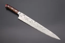 Takeshi Saji SUMMIT ― Limited Edition Custom Series SMT-646 R-2 Custom Damascus Sujihiki 270mm (10.6 Inch)
