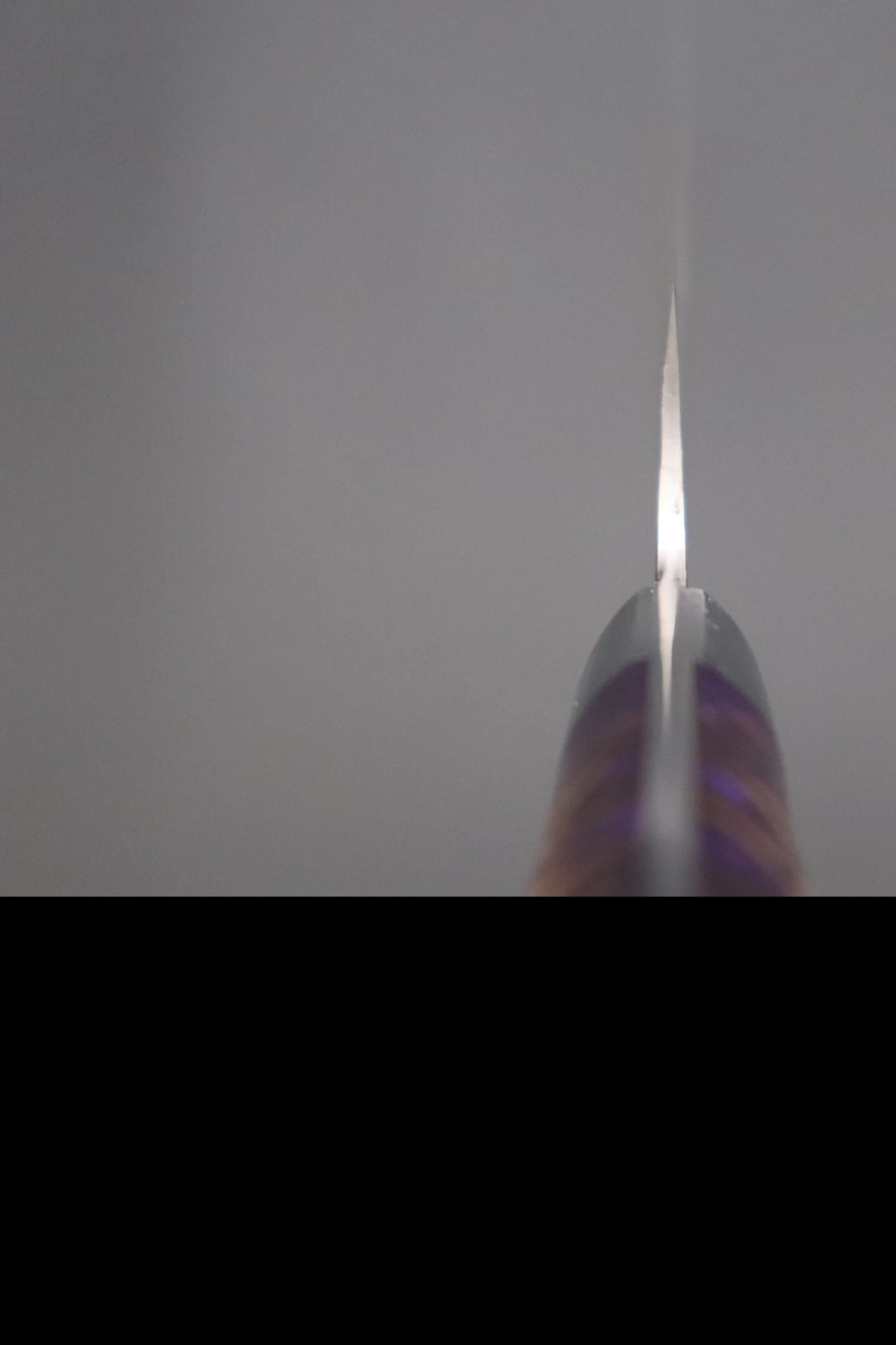 Takeshi Saji SUMMIT ― Limited Edition Custom Series SMT-754 VG-10W Multi-Colored Golden-Rainbow Damascus Sujihiki 240mm (9.4 Inch) 4 Takeshi Saji SUMMIT ― Limited Edition Custom Series SMT-754 VG-10W Multi-Colored Golden-Rainbow Damascus Sujihiki 240mm (9.4 Inch) - Image 4