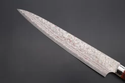 Takeshi Saji SUMMIT ― Limited Edition Custom Series SMT-755 VG-10W Multi-Colored Golden-Rainbow Damascus Sujihiki 240mm (9.4 Inch) 13 Takeshi Saji SUMMIT ― Limited Edition Custom Series SMT-755 VG-10W Multi-Colored Golden-Rainbow Damascus Sujihiki 240mm (9.4 Inch) -Knife Sale Shop takeshi saji sujihiki takeshi saji summit limited edition custom series smt 755 vg 10w multi colored golden rainbow damascus sujihiki 240mm 9 4 inch 44689988813083 scaled