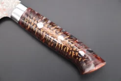 Takeshi Saji SUMMIT ― Limited Edition Custom Series SMT-759 VG-10W Multi-Colored Golden-Rainbow Damascus Sujihiki 270mm (10.6 Inch) -Knife Sale Shop takeshi saji sujihiki takeshi saji summit limited edition custom series smt 759 vg 10w multi colored golden rainbow damascus sujihiki 270mm 10 6 inch 44690345296155 scaled