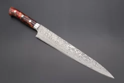 Takeshi Saji SUMMIT ― Limited Edition Custom Series SMT-770 R-2 Custom Damascus Sujihiki 240mm (9.4 Inch)