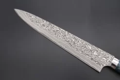 Takeshi Saji SUMMIT ― Limited Edition Custom Series SMT-777 R-2 Custom Damascus Sujihiki 270mm (10.6 Inch) -Knife Sale Shop takeshi saji sujihiki takeshi saji summit limited edition custom series smt 777 r 2 custom damascus sujihiki 270mm 10 6 inch 44966583927067 scaled