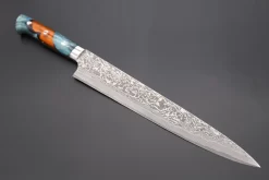 Takeshi Saji SUMMIT ― Limited Edition Custom Series SMT-777 R-2 Custom Damascus Sujihiki 270mm (10.6 Inch)