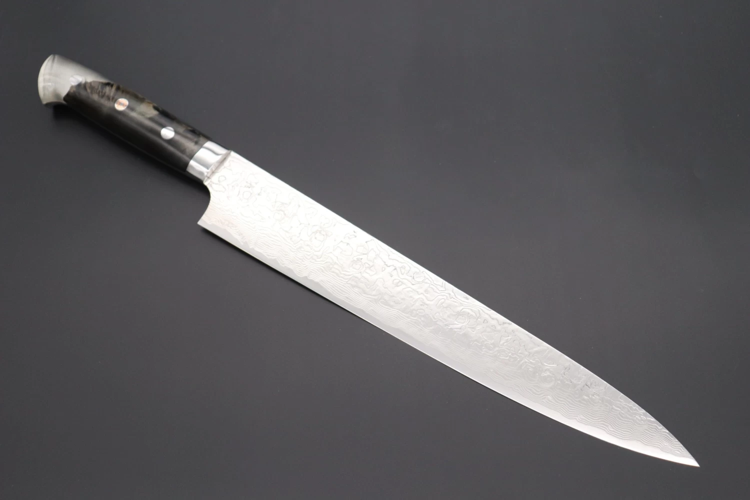 Takeshi Saji SUMMIT ― Limited Edition Custom Series SMT-788 R-2 Custom Damascus Sujihiki 270mm (10.6 Inch) 1 Takeshi Saji SUMMIT ― Limited Edition Custom Series SMT-788 R-2 Custom Damascus Sujihiki 270mm (10.6 Inch)