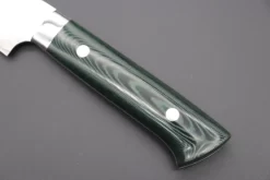 Takeshi Saji VG-10 Custom Damascus Wild Series Sujihiki (240mm And 270mm, 2 Sizes, Green Linen Micarta Handle) 15 Takeshi Saji VG-10 Custom Damascus Wild Series Sujihiki (240mm And 270mm, 2 Sizes, Green Linen Micarta Handle) -Knife Sale Shop takeshi saji sujihiki takeshi saji vg 10 custom damascus wild series sujihiki 240mm and 270mm 2 sizes green linen micarta handle 42516745650459 scaled