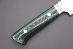 Takeshi Saji VG-10 Custom Damascus Wild Series Sujihiki (240mm And 270mm, 2 Sizes, Green Linen Micarta Handle) 11 Takeshi Saji VG-10 Custom Damascus Wild Series Sujihiki (240mm And 270mm, 2 Sizes, Green Linen Micarta Handle) -Knife Sale Shop takeshi saji sujihiki takeshi saji vg 10 custom damascus wild series sujihiki 240mm and 270mm 2 sizes green linen micarta handle 42516745748763 scaled