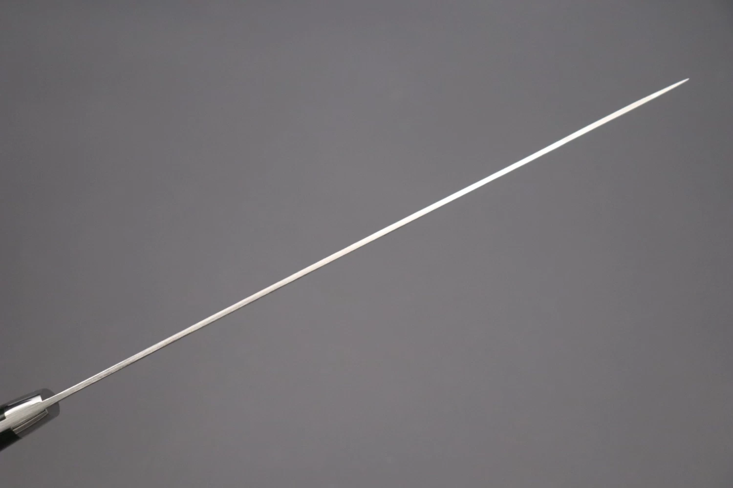 Takeshi Saji VG-10 Custom Damascus Wild Series Sujihiki (240mm And 270mm, 2 Sizes, Green Linen Micarta Handle) 5 Takeshi Saji VG-10 Custom Damascus Wild Series Sujihiki (240mm And 270mm, 2 Sizes, Green Linen Micarta Handle) - Image 5