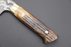 Takeshi Saji VG-10 Custom Damascus Wild Series Sujihiki 270mm (10.6 Inch, Stag Bone Handle, ST-6) -Knife Sale Shop takeshi saji sujihiki takeshi saji vg 10 custom damascus wild series sujihiki 270mm 10 6 inch stag bone handle st 6 42469200560411 scaled