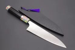 Takeshi Saji SUMMIT ― Limited Edition Custom Series R-2 Damascus Wa Series Wa Gyuto 180mm (7 Inch, STCL-253)