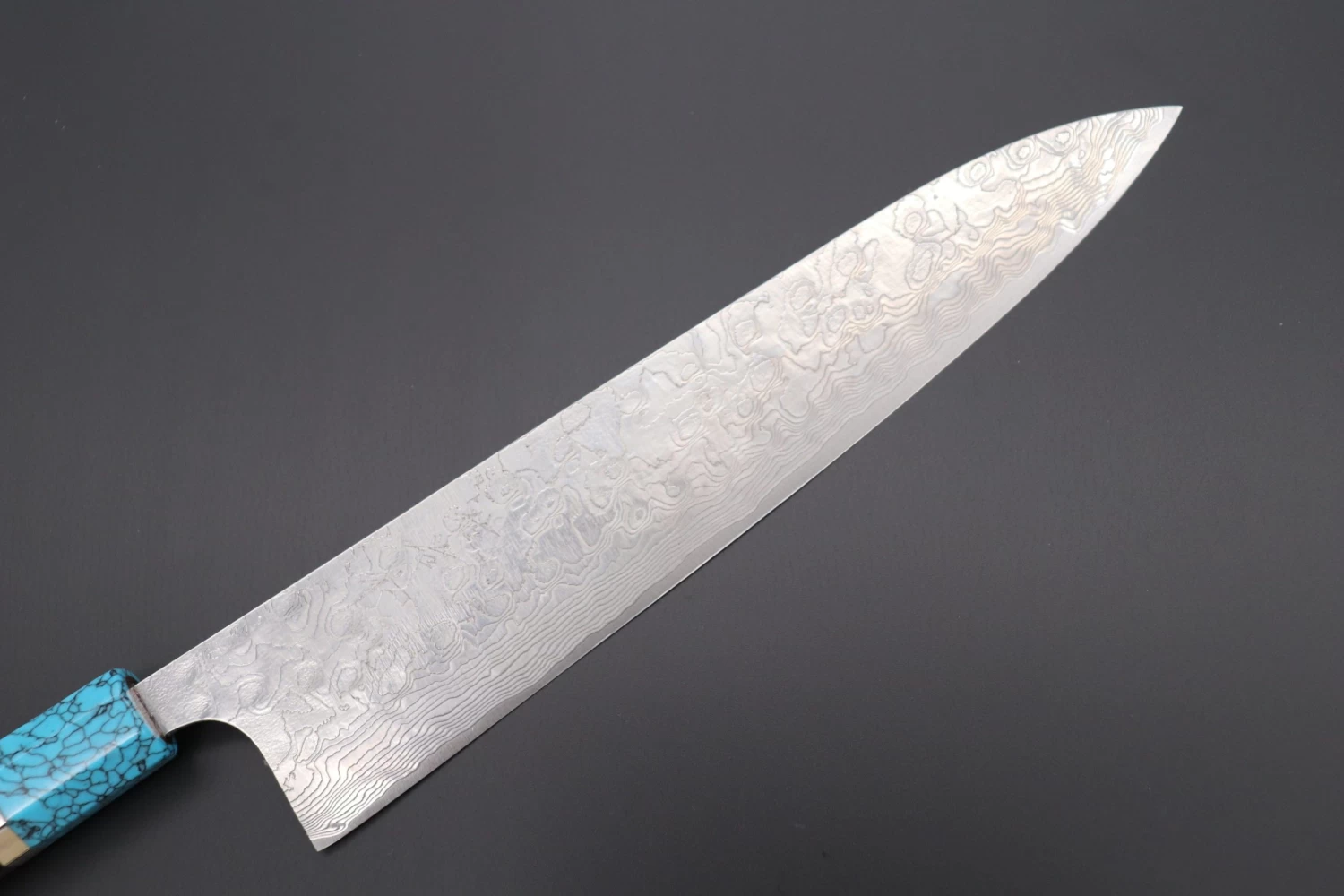 Takeshi Saji SUMMIT ― Limited Edition Custom Series R-2 Damascus Wa Gyuto 240mm (9.4 Inch, STCL-289) 2 Takeshi Saji SUMMIT ― Limited Edition Custom Series R-2 Damascus Wa Gyuto 240mm (9.4 Inch, STCL-289) - Image 2