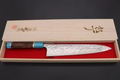 Takeshi Saji SUMMIT ― Limited Edition Custom Series R-2 Damascus Wa Gyuto 240mm (9.4 Inch, STCL-289) 15 Takeshi Saji SUMMIT ― Limited Edition Custom Series R-2 Damascus Wa Gyuto 240mm (9.4 Inch, STCL-289) -Knife Sale Shop takeshi saji wa gyuto takeshi saji summit limited edition custom series r 2 damascus wa series gyuto 240mm 9 4 inch stcl 289 43283128779035 scaled