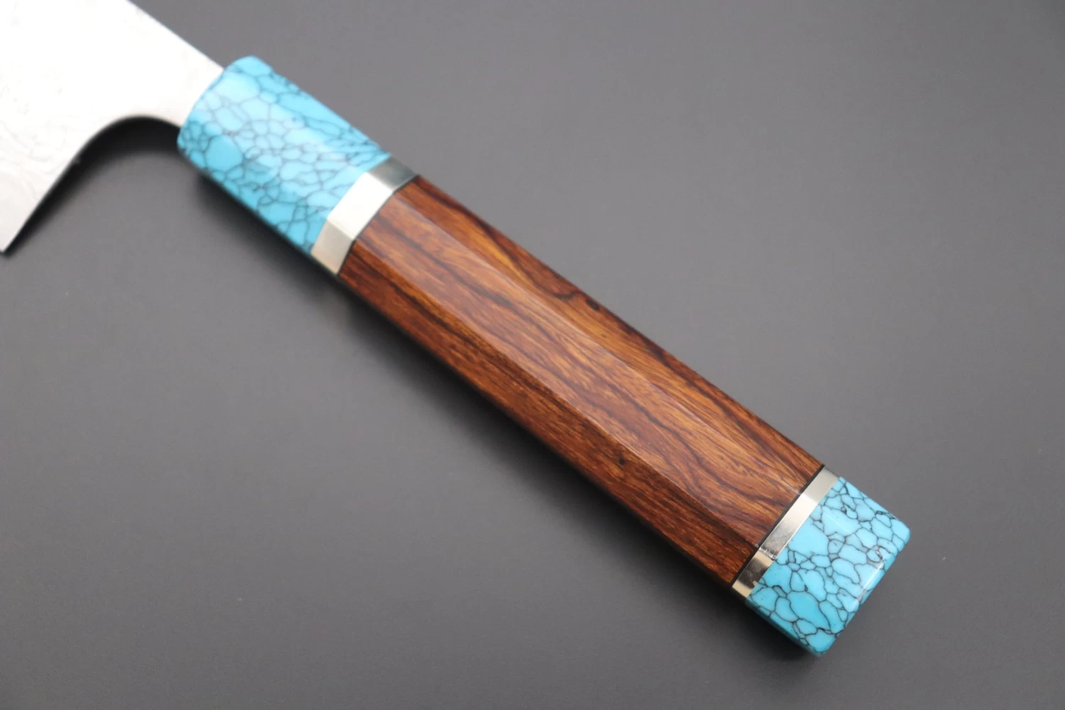 Takeshi Saji SUMMIT ― Limited Edition Custom Series R-2 Damascus Wa Gyuto 240mm (9.4 Inch, STCL-289) 7 Takeshi Saji SUMMIT ― Limited Edition Custom Series R-2 Damascus Wa Gyuto 240mm (9.4 Inch, STCL-289) - Image 7