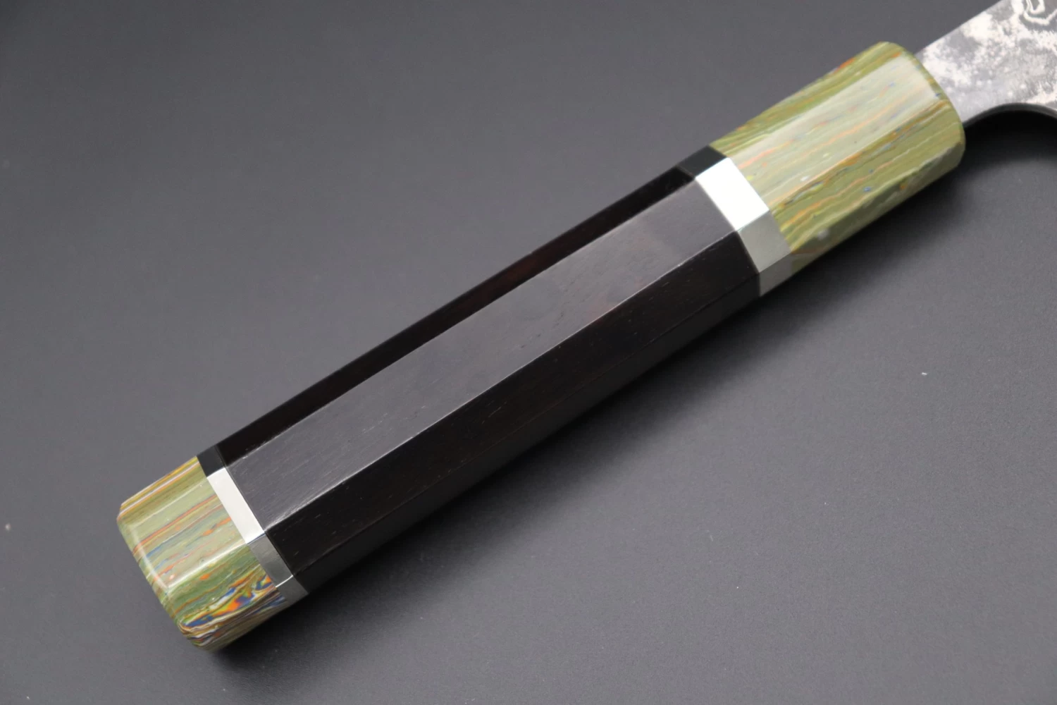 Takeshi Saji SUMMIT ― Limited Edition Custom Series R-2 Damascus Wa Series Wa Gyuto 240mm (9.4 Inch, STCL-177) 4 Takeshi Saji SUMMIT ― Limited Edition Custom Series R-2 Damascus Wa Series Wa Gyuto 240mm (9.4 Inch, STCL-177) - Image 4