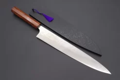 Takeshi Saji SUMMIT ― Limited Edition Custom Series R-2 Damascus Wa Series Sujihiki 270mm (10.6 Inch, STCL-260)